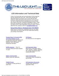 Save up to 85% over standard bulbs. Led Specs And Technical Data Pole Shift Survival Information