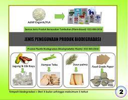 Istilah yang sering digunakan dalam kaitannya dengan ekologi, pengelolaan sampah dan lingkungan proses pengobatan (bioremediation). Produk Biodegradasi Kementerian Wilayah Persekutuan Facebook