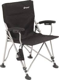 outwell campo campingstoel zwart zilver campingstoel zwart stoelen