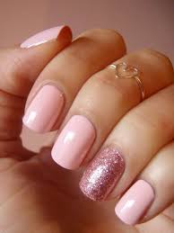 See more ideas about nails, pink nails, beautiful nails. Light Pink With Dark Pink Glitter Nail Art Design Pink Glitter Nails Nails Valentines Nails