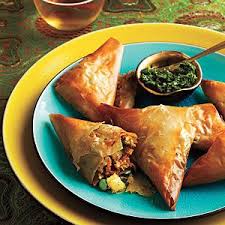 Vegetable Samosas With Mint Chutney Recipe Recipe Chutney Recipes Freezable Meals Cooking Light
