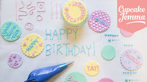 A person who has lovely handwriting is not guaranteed a similarly attractive piped icing look so it is imperative to practice, practice and more practice until your lettering is consistently perfect. Perfect Piping Masterclass Plus Royal Icing Recipe Cupcake Jemma Youtube
