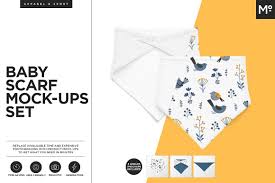 Baby Scarf Mock Ups Generator Baby Scarf Mockup Mockup Free Psd