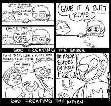 The Third And Final Installment Of Chuck And The God Squad Creating Animals Supernatural Comic Supernatural Funny Supernatural Fans
