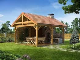 Foisor De Gradina Din Lemn Rotund Backyard Landscaping Backyard Backyard Landscaping Designs
