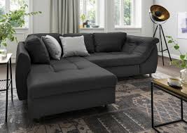 Das sofa von wilkhahn ist wie neu! Ecksofa In Schwarzem Kunstleder Sofa Kaufen Bei Lifestyle4living Mobelvertrieb Gmbh Co Kg