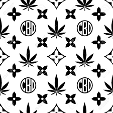In weed we trust all others pay hash. Marijuana Seamless Pattern Black On White Weed Vector Wallpaper Royalty Free Cliparts Vectors And Stock Illustration Image 125053597