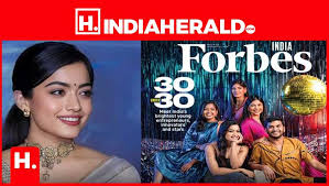 Rashmika Mandanna uploaded a photo of Forbes magazine cover page on  Instagram ?