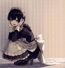 七緒むぎ on twitter in 2021 anime maid cute anime boy maid outfit