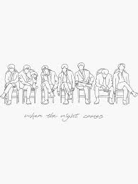 Tips you should follow while making easy diy cartoon drawings for kids: Dionysus When The Night Comes V2 Bts Sticker By Jenten23 Bts Drawings Bts Tattoos Bts Wallpaper Lyrics