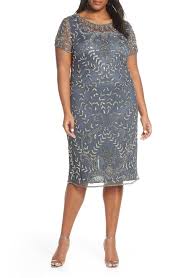 Pisarro Nights Beaded Cocktail Dress Plus Size Plus Size Dresses Plus Size Cocktail Dresses Dresses