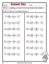 Adding Subtracting Mixed Numbers Worksheet Math Fractions Worksheets Mathematics Worksheets Fractions Worksheets