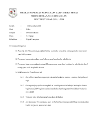 Maybe you would like to learn more about one of these? Contoh Minit Mesyuarat Guru Sekolah Menengah