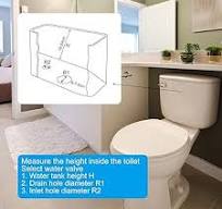 uxcell Toilet Flush Valves, 2 Inch Dual Flush Valve Split ...