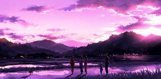Free download cute baby wallpapers. Pink Anime Landscape Wallpapers Wallpaper Cave