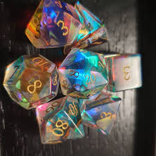 Fantastic Glass Gemstone Dnd Dice Set All Number Edition Etsy In 2020 Glass Gemstone Dnd Dungens And Dragons