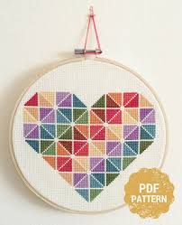 There are 71 patterns in this collection. 63 Modern Cross Stitch Pattern Heart Geometric Modern Art Wall Decor Cross Stitch Pattern Needlepoint Sewing Needlecraft Deshpandefoundationindia Org