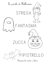 La Maestra Linda Le Parole Di Halloween Attivita Di Halloween Attivita Di Arte Per Bambini Halloween Bambini