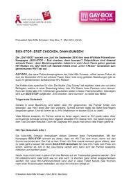 Hiv steht für human immunodeficiency virus/menschliches immunschwächevirus. Box Stop Erst Checken Dann Bumsen
