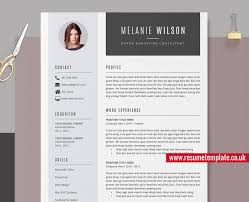 Modern Resume Template Word Cv Template Cv Sample Resume Design Fully Editable Resume Cover Letter And References For Instant Download Melanie Resume Resumetemplate Co Uk