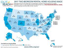 The Hourly Income You Need To Afford Rent Around The U S Rent Low Income Housing Income