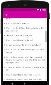 This is a person you have feelings for, but the person isn't. Questions To Ask Your Crush For Android Apk Download
