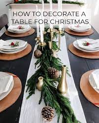 It is observed on december 25 every year by the all people love to spend christmas with their family and friends; How To Decorate A Dining Table For Christmas