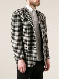 Black And White Houndstooth Blazer Jean Paul Gaultier Black Houndstooth Blazer For Men Lyst Black Houndstooth Houndstooth Blazer Houndstooth