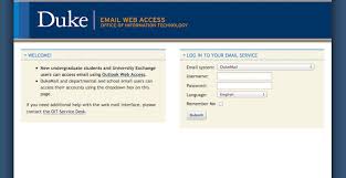Duke Email Access Email Email Service New Students