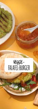 Veggie Falafel Burger Rezept Rezept Rezepte Falafel Vegetarisch Kochen