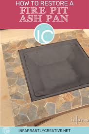 Living accents round wood fire pit 45 in. How To Restore A Fire Pit Ash Pan Infarrantly Creative