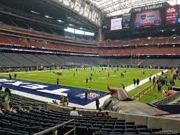 What Section Do The Texans Come Out From At Nrg Stadium