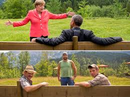 Browse 192 g7 gipfel stock photos and images available, or start a new search to explore more stock photos and images. Bekannt Dank Merkel Und Obama Die Weltberuhmte Bank Von Krun Und Ihre Macher Bayern
