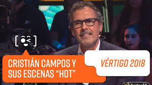 Cristián campos was born on august 31, 1956 in punta arenas, magallanes region, chile as juan cristián campos sallato. Cristian Campos Habla Sobre Sus Escenas Romanticas Vertigo 2018 Youtube
