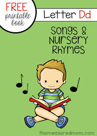 In the early morning hours of. Printable Songs And Nursery Rhymes For Kids Little Letter D Book The Measured Mom