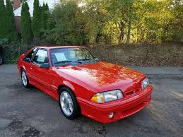 Image result for Bright Red 1993 Mustang