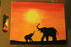 700 x 700 jpeg 126 кб. Elephant Painting Easy