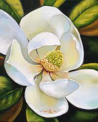 Magnolia Painting Original Southern Art By Robyn By Robynjoyart 180 00 Flower Painting Southern Art Magnolia Paint
