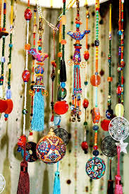 Living With Beads Bohemian Style Decor Bohemian Decor Beaded Curtains