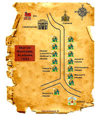 Maycomb County Map In To Kill A Mockingbird Map Of Maycomb In To Kill A Mockingbird Awily To Kill A Mockingbird Literature Lessons Homeschool Language Arts
