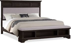 35inl x 23.5inw x 6.5inh. Victor Bookcase Footboard Bed Value City Furniture