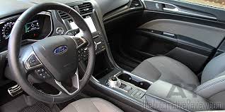 The front seats provide more than adequate bolstering and comfort for long trips, while the rears have plenty of leg room. 2017 Ford Fusion Sport V6 Review The Automotive Review