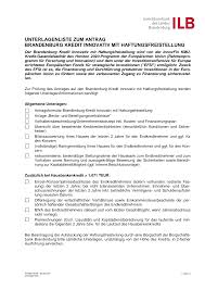 Die empfänger werden aufgefordert, ihre persönlichen oder die daten ihrer kreditkarte zu verifizieren. Https Www Ilb De Media Dokumente Dokumente Fuer Programme Dokumente Mit Programmzuordnung Wirtschaft 01 Darlehen Brandenburg Kredit Innovativ Mit Haftungsfreistellung Unterlagenliste Zum Antrag Pdf