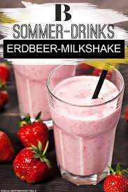 Erdbeer Milkshake Rezept Rezepte Rezeptideen Gefrorene Erdbeeren Rezepte