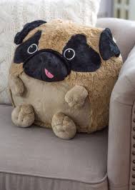 This Squishy Throw Pillow Cute Stuffed Animals Pug Pillow Cute Pillows