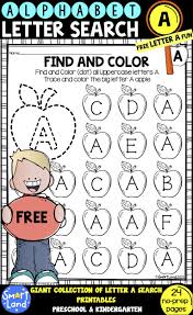 Alphabet Practice Free Letter A Search Worksheets Alphabet Practice Kindergarten Worksheets Alphabet Worksheets Kindergarten