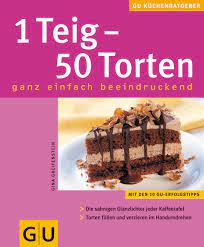 Das buch ist ein klappenbroschur, bei dem vorne und hinten noch allgemeine backtipps zu finden sind. 1 Teig 50 Torten Greifenstein Gina Amazon De Bucher