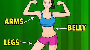 3 In 1: Belly + Legs + Arms Fat Loss Workout - Youtube