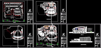5+ dwg konferans salonu projesi. 1000 Seater Auditorium And Experimental Theater Seats 500 4 34 Mb Bibliocad
