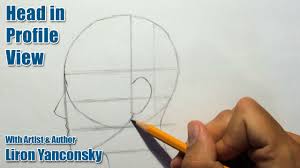How To Draw A Head In Profile View Female Youtube